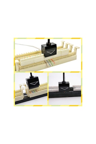 110 Idc Patch Panel Telefon Modülü Ağ İçin 5 Çift Rj45 Delme Aleti