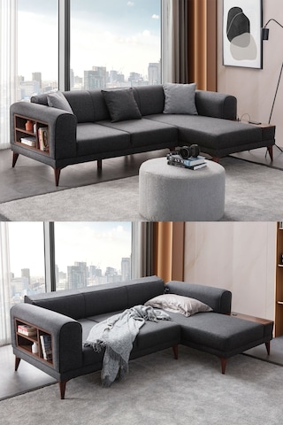 Drog Köşe Koltuk Takımı Antrasit Antrasit