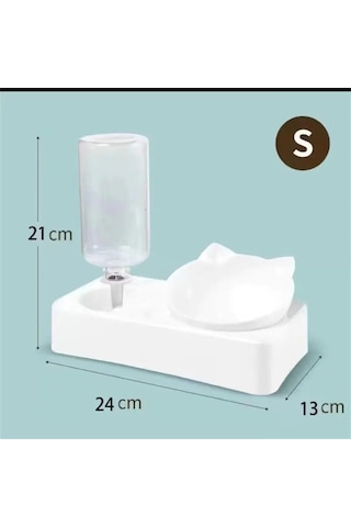 Jıalan Hayvan Mama Kabı Otomatik Dolum Pet İçme Orta Ölçekli
