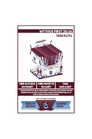Trabzonspor 2025-26 Mythos First - Tam Kutu