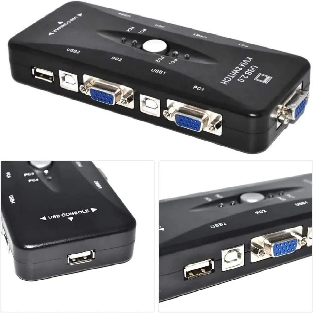 Netojen Nt-229 4 Port Usb Kvm Switch Vga