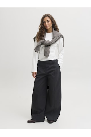 Jack & Jones Kadin Bisiklet Yaka Uzun Kollu Tisört - Paloma - 12303589 Cloud Dancer