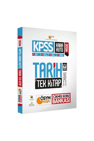 2026 Kpss Tarihin Kara Kutusu Ve Tarih Cepte Konu-soru-cevap Konu Özetli Dijital Çözümlü 2li Set