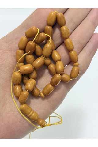 Doğal Kaya Damla Kehribar Tesbih 33lük 18,90 Gram K019