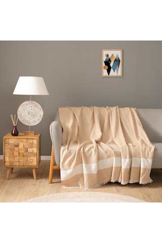 Karaca Home Wilma Koltuk Örtüsü 170 x 210 CM Bej