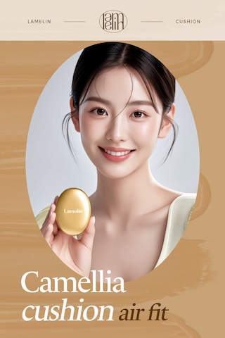Nemlendirici Etkili Cushion Fondöten Camellia Air Fit Cushion No 21 Diğer
