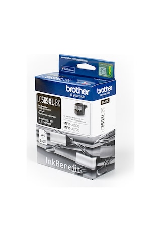 Brother Lc569Xlbk Siyah Mürekkep Kartuş 2400 Sayfa