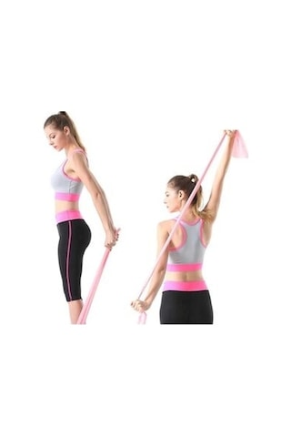 3 Lü Pilates Bandı Seti Direnç Hafif Orta Sert 3lü Set