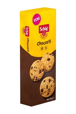 Schar Chocotti Damla Çikolatalı Glutensiz Kurabiye 70 G 2 Adet