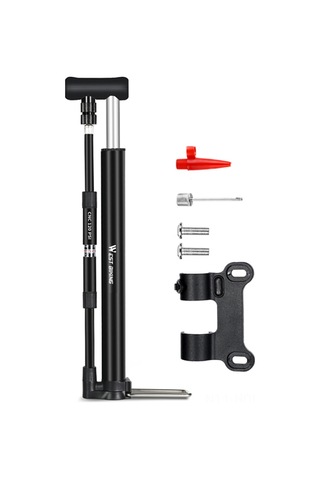 Batı Bisikleti 120psı Basınç Ölçerli Bisiklet Pompası, Bisiklet Lastiği Şişirici, Bisiklet Aksesuarları Bisiklet Pompası