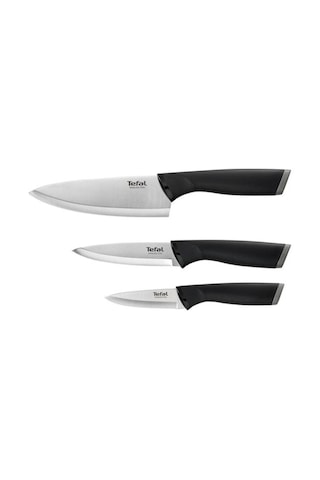 Tefal Comfort Knife 3'lü Bıçak Seti Siyah