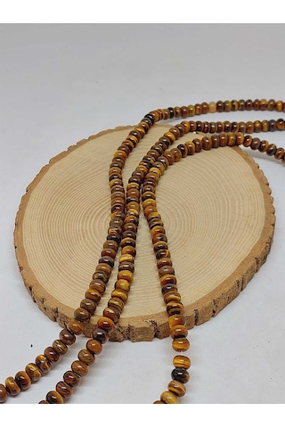 Yasamtohumu Kaplangözü Taşı Rondela Kesim 5x8mm Dizi 54324 Çok REnkli Çok Renkli