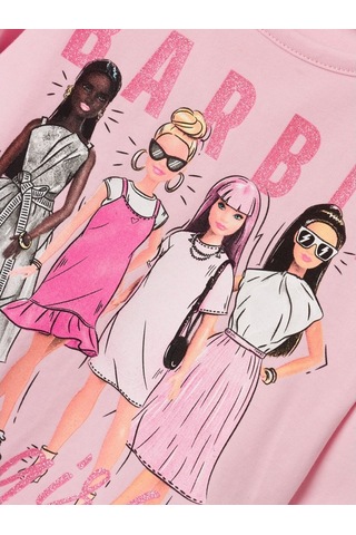 Name It Barbie Pembe Kız Çocuk Sweatshirt 13221132 001