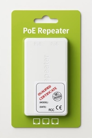Ezcool Ez-102jl 1 Giriş 2 Çıkış Poe Repeater Çoklayıcı