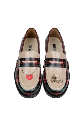 Dogo Kadın Vegan Deri Çok Renkli Loafer - Teddy Bear Tasarım