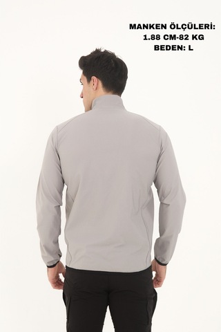 Camp Scoutland Camp255 Outdoor Tactical Su İticili Erkek Fermuarlı Taktik Sweatshirt Taş