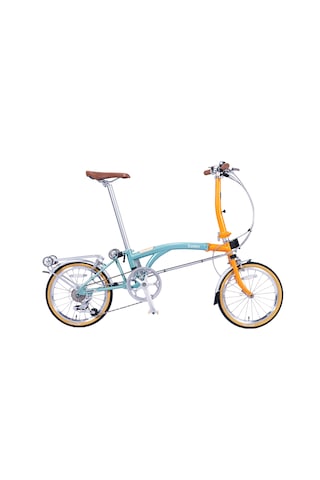 Dahon Lunden 16 Jant Katlanır Şehir Bisikleti 7 Vites Yeşil - Sarı