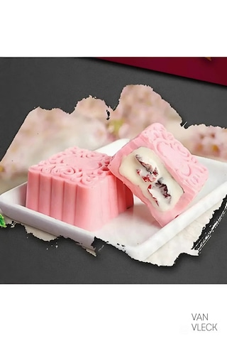 6 Lı Desenli Kare Kurabiye Kalıbı Hamur Kesici Aparatlı, Pasta Ve Kurabiye Şekillendirici Çok Renkli