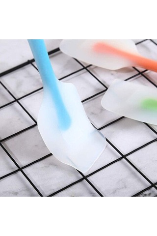 Mor Silikon Spatula Krem Pişirme Kazıyıcı Yapışmaz Pasta Spatula Isıya Dayanıklı Çerez Pasta Kazıyıcı Pişirme Mutfak Pasta Araçları