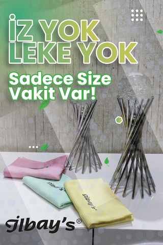 Orijinal 3'lü Temizlik Bezi 40x60cm Ölçülerinde Diğer
