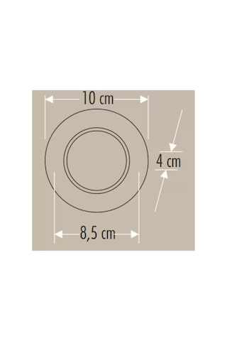 Ct-5258 Zebra Led Armatür 6w 3 Renk 10 Lu Paket Diğer