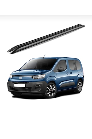 Türkmen Fiat Doblo Premium Tavan Çıtası Alüminyum Siyah 2024 Ve Sonrası