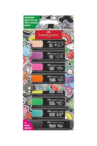 Faber-castell Graffiti Textliner 46, 8x Genel
