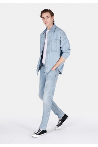 Colin's Colins 044 Karl Straight Fit Düşük Bel Düz Paça Erkek Mavi Jean Pantolon Cl1073395 Cl1073395 Q1.v1 Dn44039 Denim