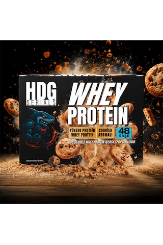 Hdg Serials Whey Protein Cookie Aromalı 48'li Saşe 30 G Protein Kurabiye