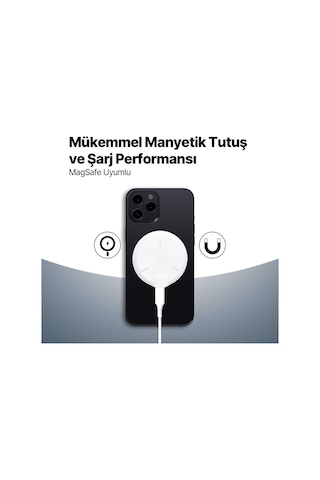 Ttec Aircharger M Pro Qi2/magsafe Özellikli 15w İphone Uyumlu/android Kablosuz Hızlı Şarj Aleti