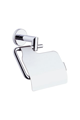 VitrA Minimax A44788 Tuvalet Kağıtlığı, Kapaklı, Krom Çok Renkli