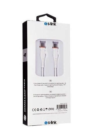 S-Link Sw-C130 1M 3A Typec To Typec Hızlı Data + Sarj Kablosu
