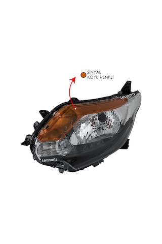Leoparts Mitsubishi L200 Far Lambası Sol Koyu Sarı 2015-2018 8301c729
