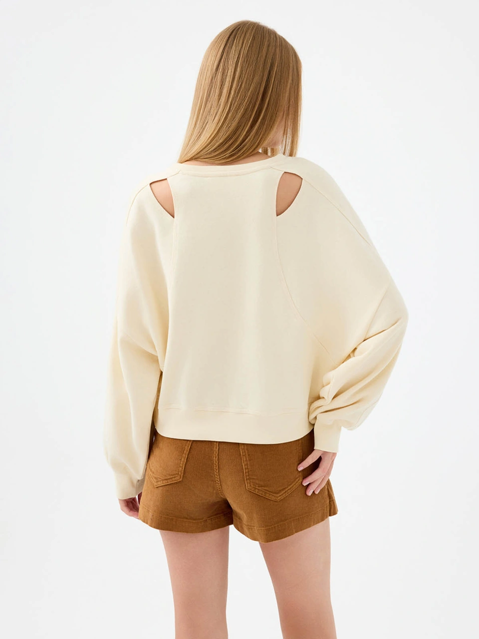 Loft Oversize Ekru Kadın Sweatshirt Lf2041043 Ekru
