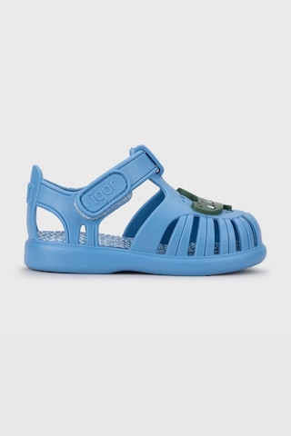 Igor Tobby Croco Çocuk Timsah Desenli Sandalet - Mavi S10371-363