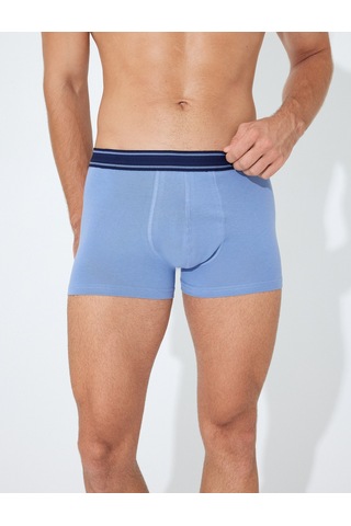 Koton 3'lü Boxer Seti Çok Renkli Puantiyeli Pamuklu Lacivert 5wlm90045mk