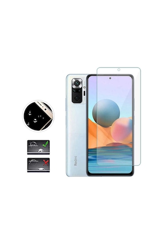 Redmi Note 10 Pro Zore Nano Micro Temperli Ekran Koruyucu -