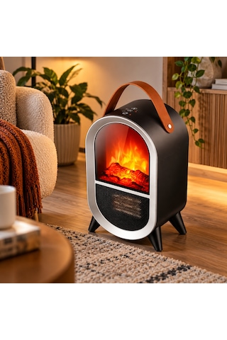 Cata CT-6055 Uludağ Taşınabilir Şömine Isıtıcı