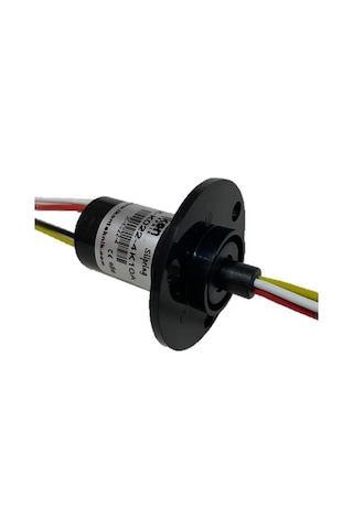 İKON TEKNİK Kapsül Tip Slip Ring 22 mm 4 Kanal 10A Döner Konnektör