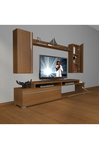 Decoraktiv Ekoflex 7 Mdf Tv Ünitesi Tv Sehpası Ceviz