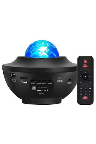 Galaxy Projektör Bluetooth Hoparlör İos& Android Parti Yılbaşı