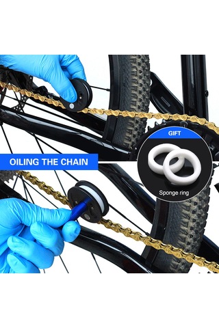 Bisiklet Zincir Tutucu Bisiklet Zincir Saklayıcı Tutucu Bisiklet Dummy Hub Zincir Tutucu Yol Bisikleti Zincir Temizleyici Zincir Temizleme Taşıma Yağlama Saklama İçin Çok Renkli