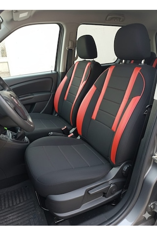 Veloce Siyah Kırmızı Serisi Mazda 626 Koltuk Kılıfı Tam Set