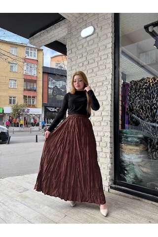 Kraş Etek Kahve Kahve