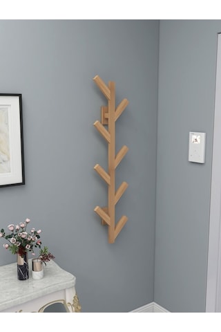 Eryatex Dekoratif Doğal Ahşap Elbise Askısı Duvar Askısı Askılık Askı Duv (527255370)