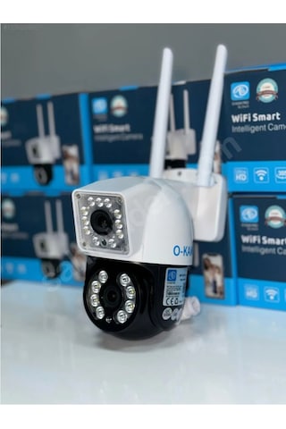 O-kam 3012 Dual Lens 6mp Wifi Akıllı Kamera , Yapay Zeka, Gece Görüş, Karşılıklı Konuşma