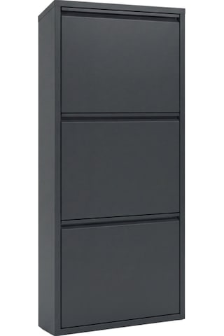 Üçlü Metal Ayakkabılık Premium Antrasit Antrasit