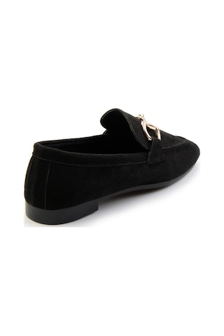 Bambi Siyah Kadın Loafer Ayakkabı K01688011002 Siyah