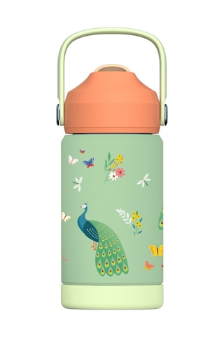 Sipnjoy - Flipsip Çocuk Su Termosu 360 Ml - Peacock Queen