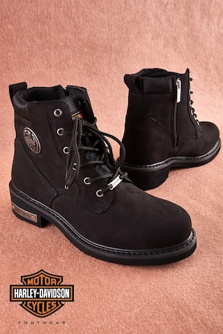 Harley Davidson Harley-davidson 025m100128 Jım Erkek Bot - Siyah Nubuk-siyah Nubuk